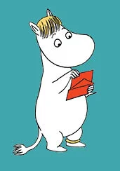 Letter, Moomin Minicard