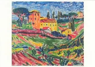 Heckel Häuser bei Rom, Postcard