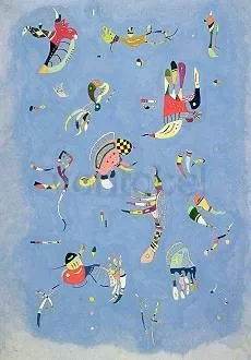 Kandinsky himmelblau, Postcard