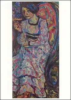 Kirchner Sitting emmy frisch, Postcard