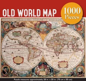 Old World Map, Jigsaw Puzzle