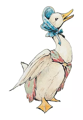 Jemima Puddle-duck head up, Minicard