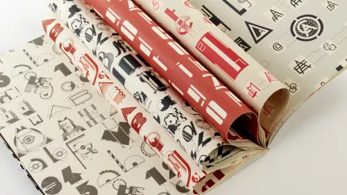 1920s Typography, Gift & Creative Paper Book