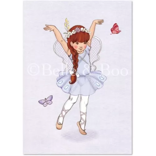Butterfly Girl, postcard
