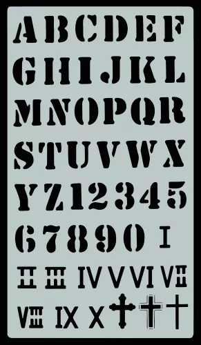 Essentials Faith Stencil Set