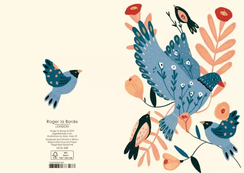 Blue Birds Petite Card
