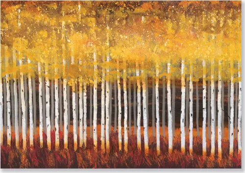 Golden Aspens, 14 Note Cards
