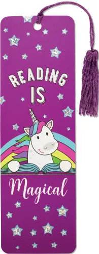 Reading is Magical, Bookmark with Tassel