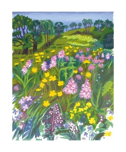 A Rare Meadow, Greeting Card
