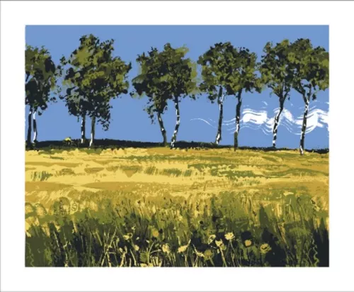 Cyclist Ariège II, Greeting Card