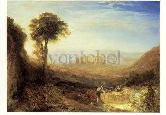 Turner J. M. William View of Orvieto, Postcard