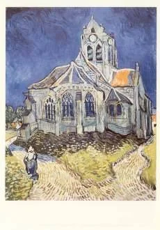 Gogh Vincent van The Church of Auvers (1890) , Postcard