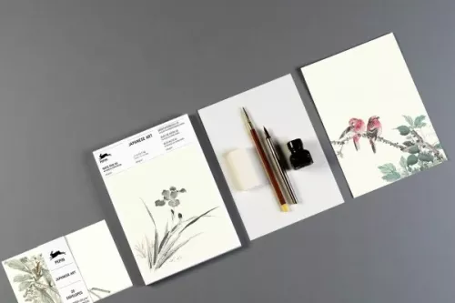 Japanese Art, A5 Writing Paper & Notepad
