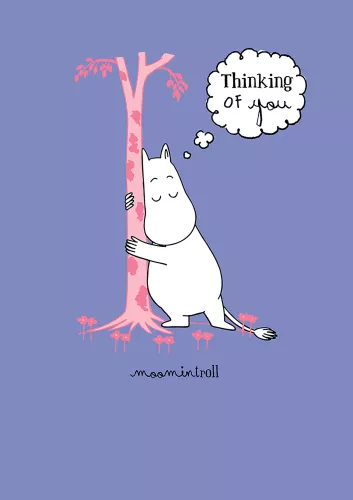 Moomin tree thinking of you"", Greeting Card