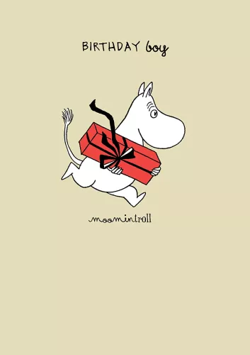 Moomin birthday boy, Greeting Card