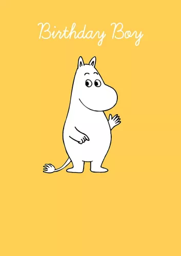 Moomintroll Birthday Boy, Greeting Card
