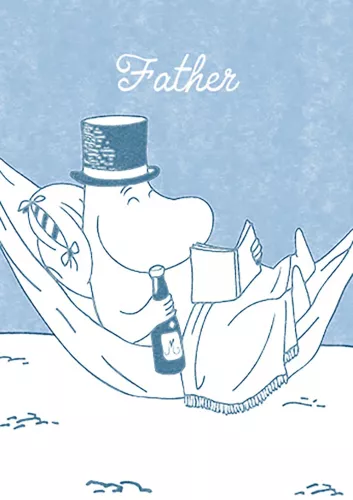 Moomin Father, Greeting Card
