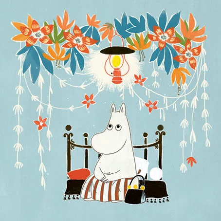 Moomin square Moominmama seat, Greeting Card