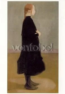 School Girl II (1908), Postcard