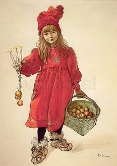 Brita, the Artist's Daughter, Greeting Card
