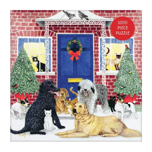 Christmas Cottage Square Boxed 1000 Piece Puzzle
