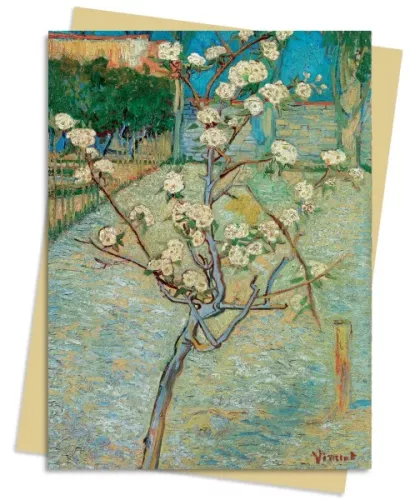 Vincent van Gogh: Small Pear Tree in Blossom, Greeting Card