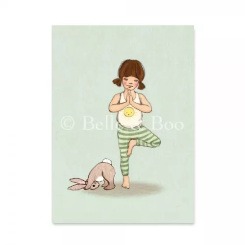 Tree Pose, Postcard