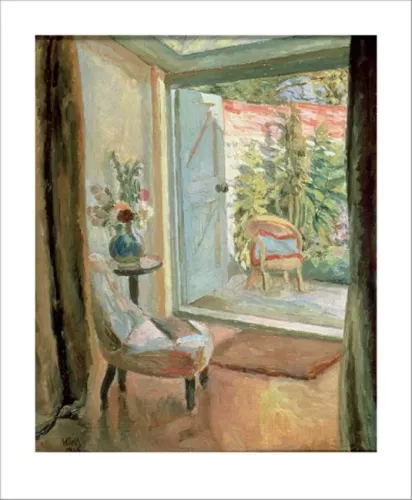 View into the Garden, Greeting Card