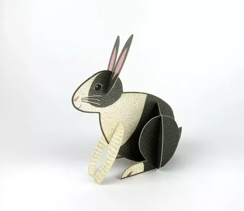 Pop-out Rabbit, Greeting Card