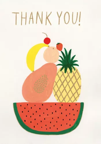 Five Fruit Petite Card