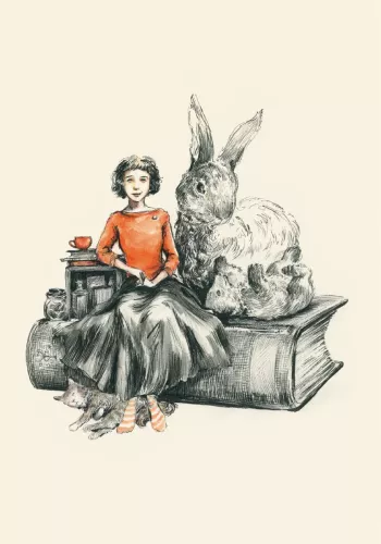 Book Lovers Petite Card