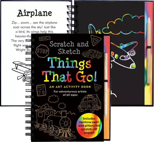 Scratch & Sketch Things That Go