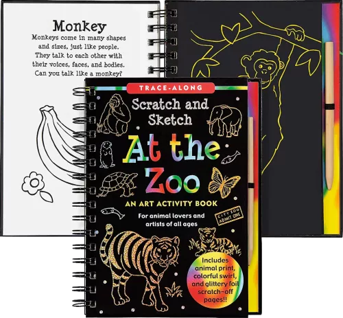Scratch & Sketch At The Zoo