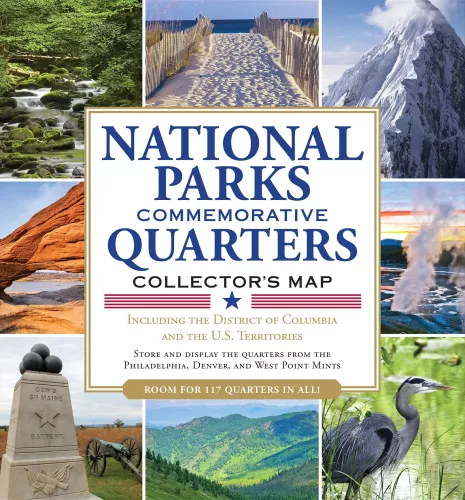National Parks Quarters Map