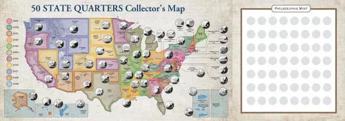 50 State Quarters Map