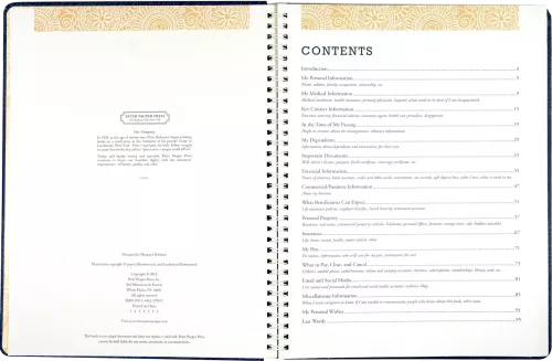 Peace Of Mind Organizer