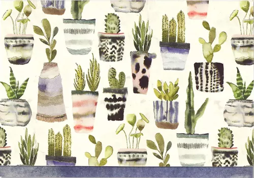 Note Card Watercolor Succulents