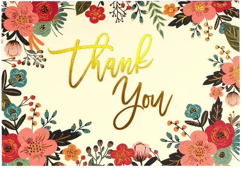 Ty Note Floral Frame
