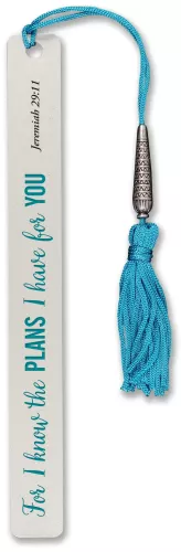 Metal Bookmark, For I Know The Plans