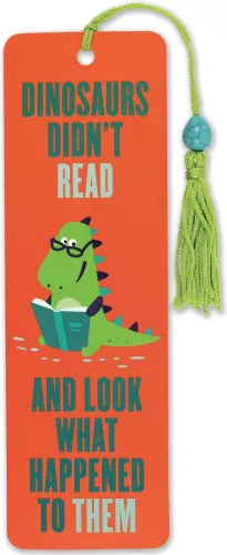Beaded Bkmk Dinosaurs Didn'T Read