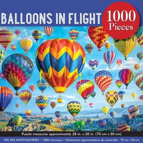 Balloons In Flight, 1000 Piece Puzzle