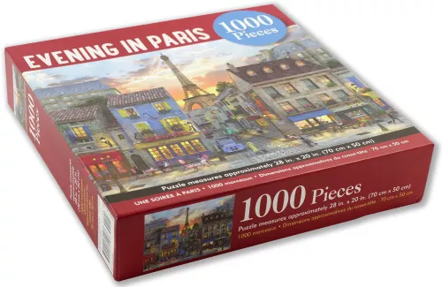 Evening In Paris, 1000 Piece Puzzle