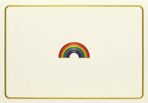 Note Card Rainbow
