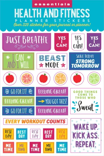 Planner Stickers Health & Fitness