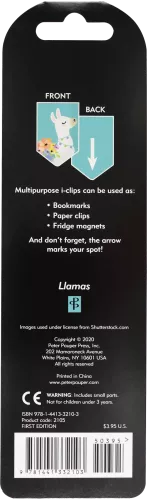 Iclip Magnetic Bkmk Llamas