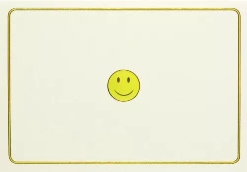 Note Card Smiley Face