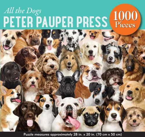 All The Dogs, 1000 Piece Puzzle