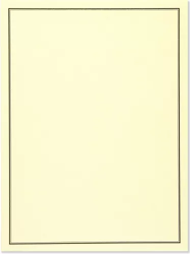Black & Cream, Boxed Stationery Set