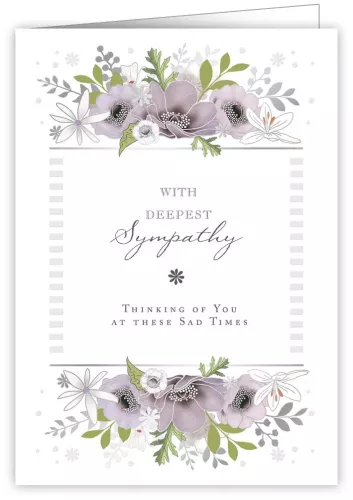 With Deepest Sympathy, Greeting Card