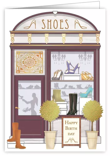 Shoes, Greeting Card